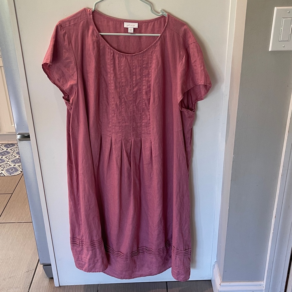 J. Jill Rose Linen Dress - Picture 5 of 10